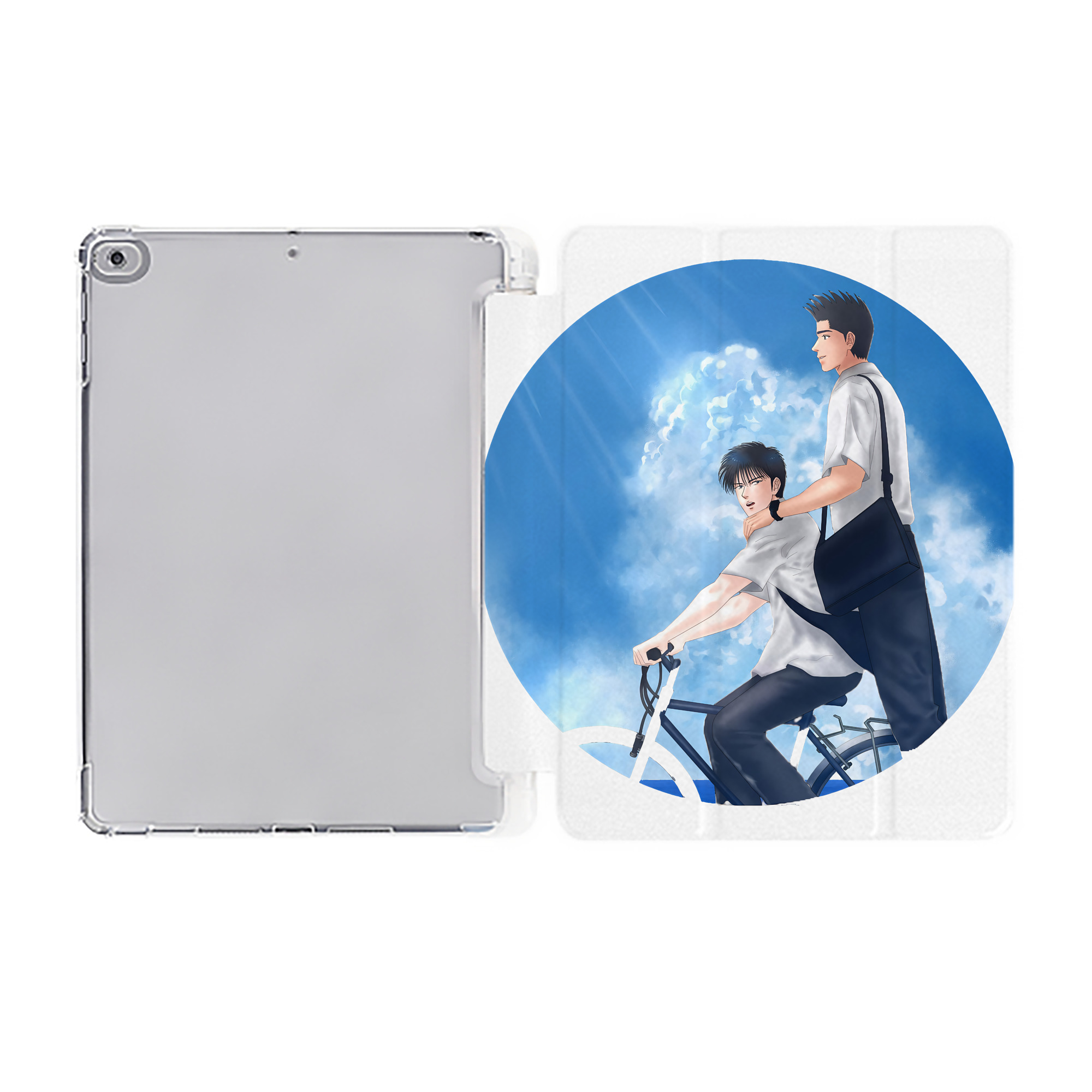 （画像用） SLAM DUNK／スラムダンク IPad ケース ペン収納付き 三つ折りスタンド PUレザー×シリコン 対応機種9.5/10.5/10.9インチ